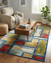 Urban Terrace Collection Area Rug -  Portico Rectangle Multi  lifestyle 11