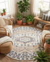 Cambridge Classics Collection Area Rug -  Pembroke (Beige) Round Beige  lifestyle 50