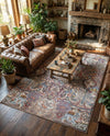 Heritage Elegance Collection Area Rug -  Louvre Rectangle Multi  lifestyle 3
