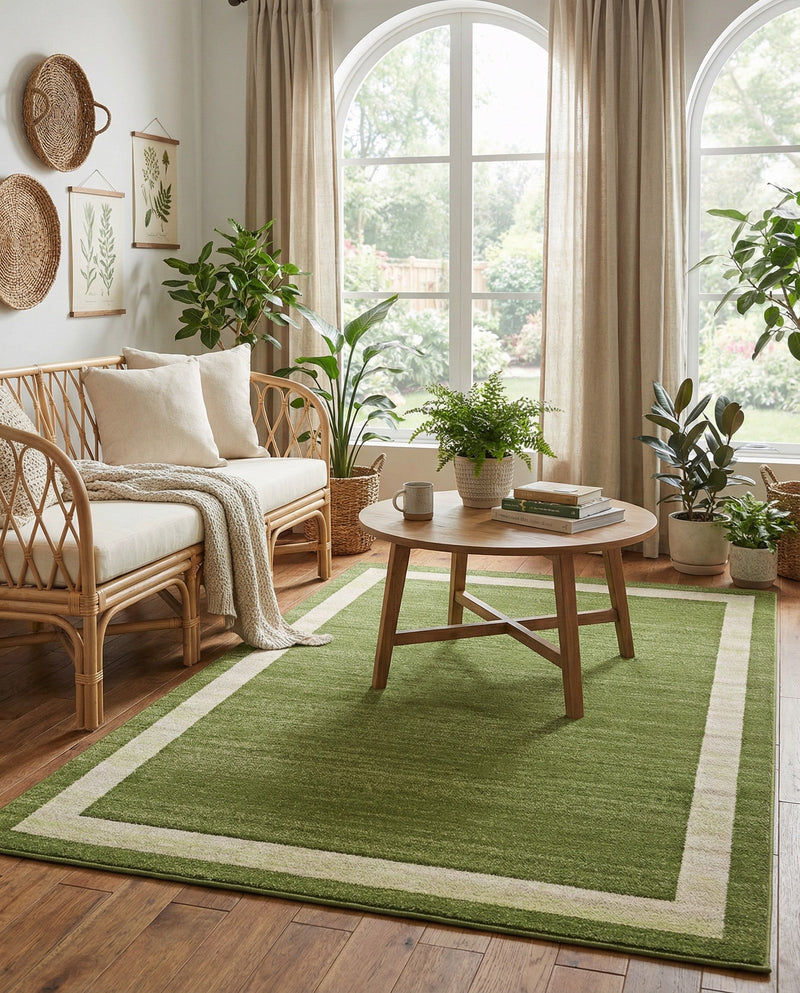 Studio Haven Collection Area Rug -  Alcove (Green) Rectangle Green  lifestyle 19