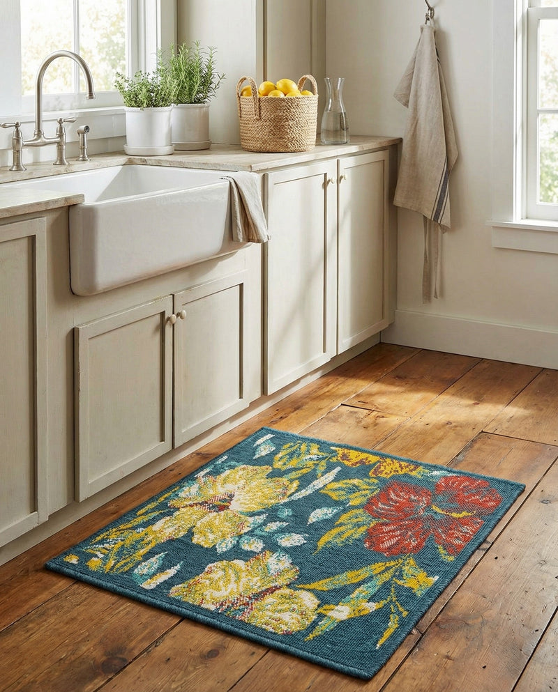 Seaside Haven Rugs Collection Area Rug -  Nautical Rectangle Multi  lifestyle 10