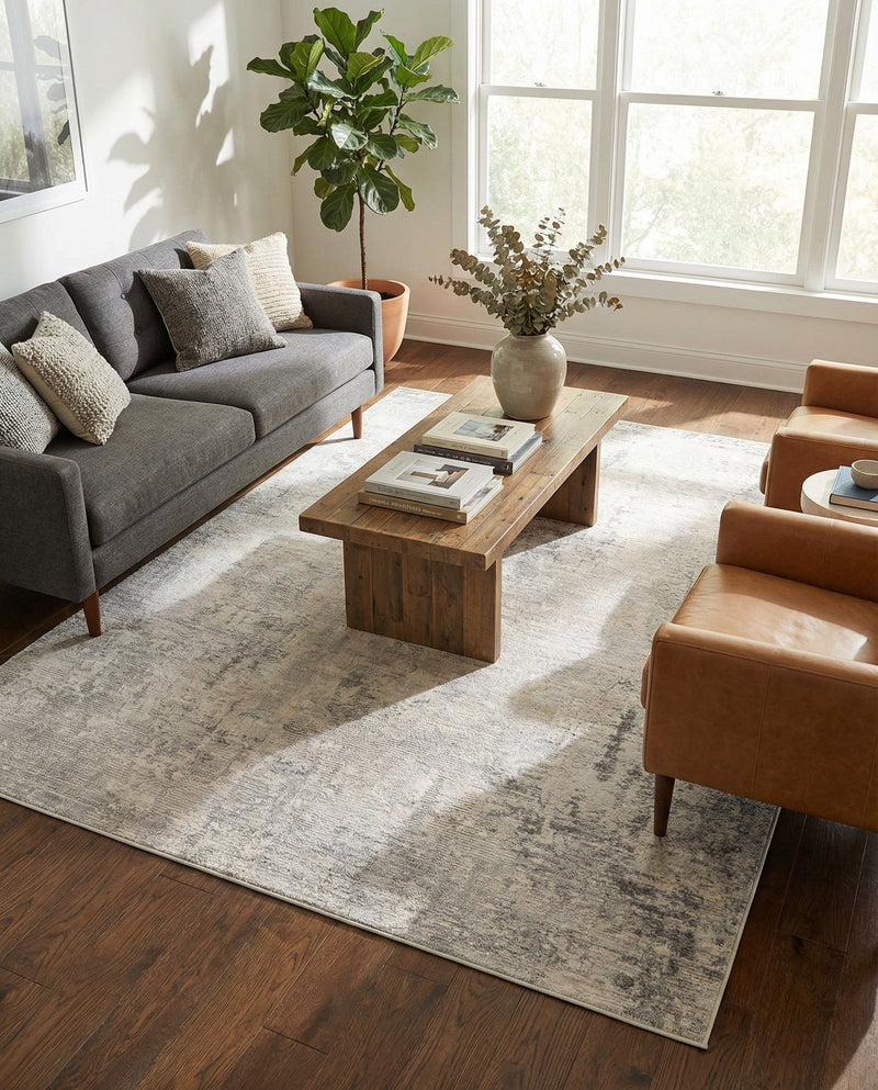 Aegean Elegance Collection Area Rug -  Ithaca Rectangle Gray  lifestyle 39
