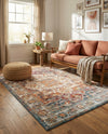 Savannah Soiree Collection Area Rug -  Everglade (Multi) Rectangle Multi  lifestyle 21