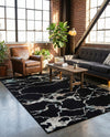 Brighton Terrace Collection Area Rug -  Aldrington Rectangle Navy Blue  lifestyle 41