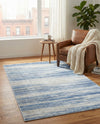 Zagros Shades Collection Area Rug -  Sepidan Rectangle Blue Ivory  lifestyle 9