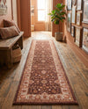 Casablanca Tapestry Collection Area Rug -  Marrakech (Coffee Brown) Runner Coffee Brown  lifestyle 43