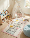 Wonder Tykes Collection Area Rug -  Swirl Runner Ivory  lifestyle 34