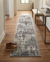 Riviera Elegance Collection Area Rug -  Grasse Runner Dark Gray  lifestyle 52