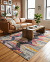 Colorburst Oasis Collection Area Rug -  Mirage Rectangle Multi  lifestyle 14