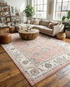 Adriana Terrace Collection Area Rug -  Positano (Rose) Rectangle Rose  lifestyle 11