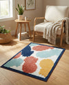 Caribbean Terrace Collection Area Rug -  Nevis Rectangle White  lifestyle 14