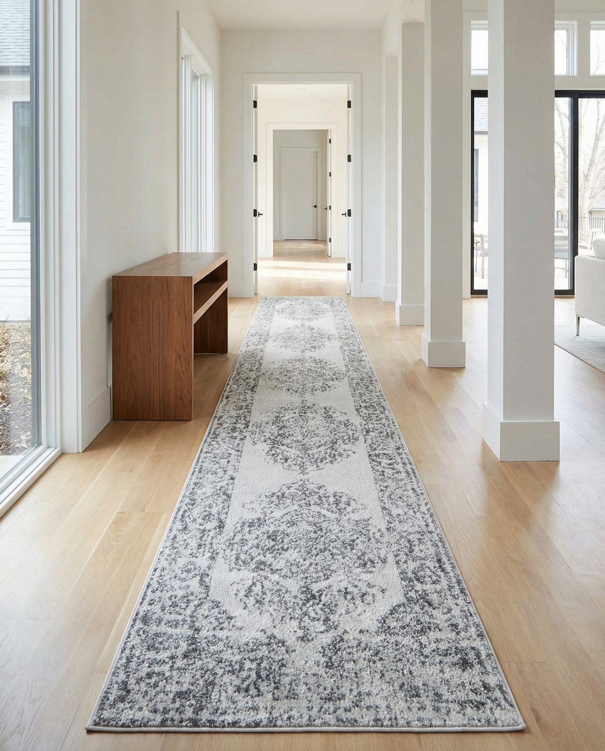 Cambridge Classics Collection Area Rug -  Magdalene (Ivory) Runner Ivory  lifestyle 38