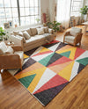 Thar Cotton Collection Area Rug -  Kannur Rectangle Multi  lifestyle 3
