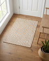 Urban Terrace Collection Area Rug -  Flatiron Rectangle Taupe  lifestyle 13