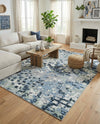 Aegean Elegance Washables Collection Area Rug -  Andros Rectangle Gray Navy Green  lifestyle 30