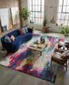 Chromatic Oasis Collection Area Rug -  Oasis Rectangle Multi  lifestyle 15