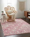 Metro Heights Collection Area Rug -  Hudson Rectangle Pink  lifestyle 44