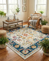 Adriana Terrace Collection Area Rug -  Positano (Multi) Square Multi  lifestyle 17