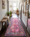 Maranta Collection Area Rug - Paramaribo Runner Pink  lifestyle 44