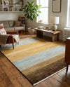 Zagros Oasis Collection Area Rug -  Mehran Rectangle Multi  lifestyle 16