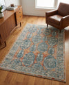 Seville Stripes Collection Area Rug -  Granada (Brick Red) Rectangle Brick Red  lifestyle 16