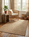 Sequoia Handwoven Jute Collection Area Rug - Briarwood Rectangle Natural  lifestyle 8