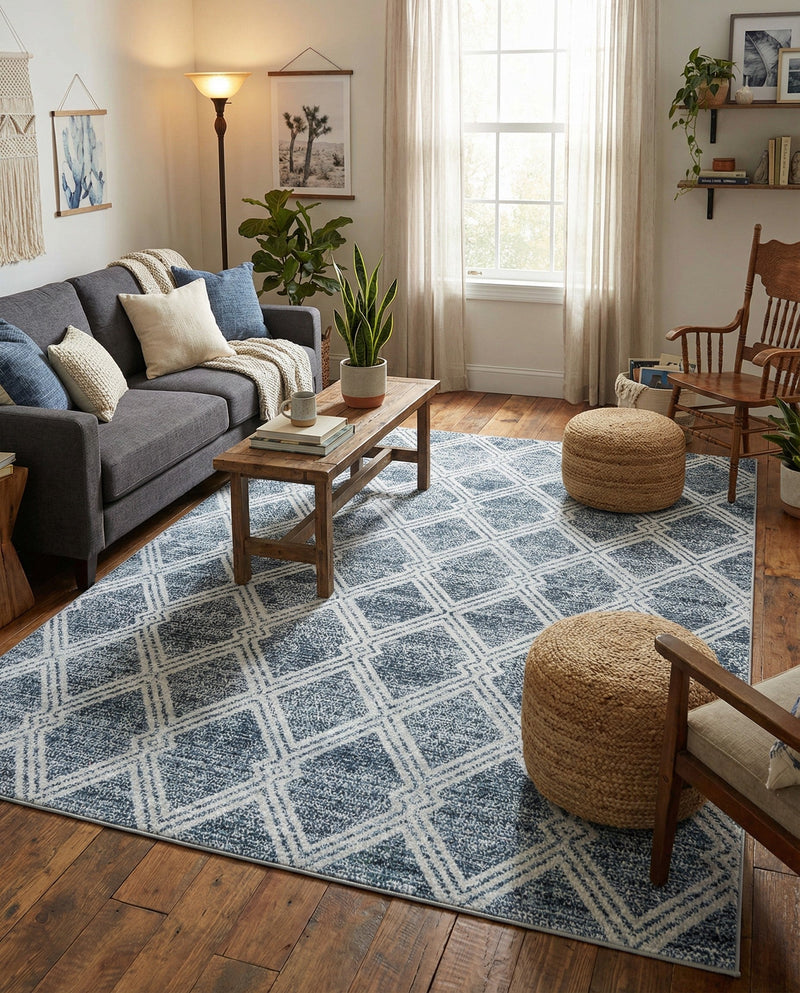 Aegean Elegance Washables Collection Area Rug -  Tinos Rectangle Ivory  lifestyle 72