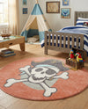 Wonder Tykes Collection Area Rug -  Harmony Round Red  lifestyle 43