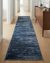 Sahara Essence Collection Area Rug - Oasis (Blue) Runner Blue  lifestyle 74