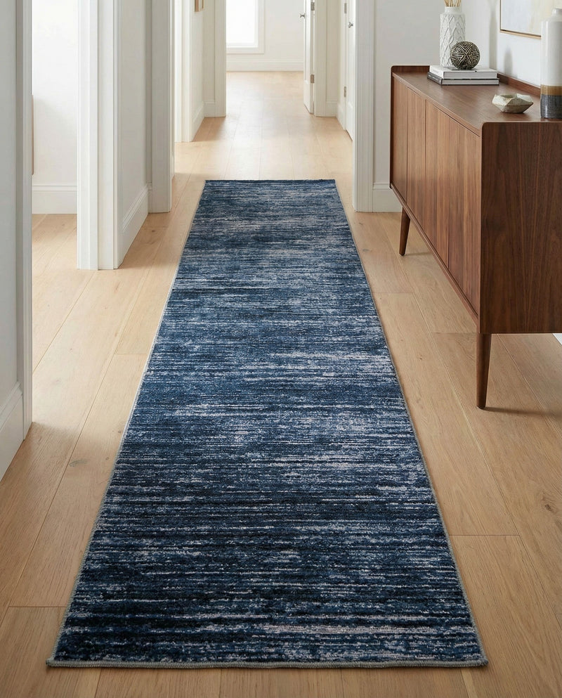 Sahara Essence Collection Area Rug - Oasis (Blue) Runner Blue  lifestyle 74