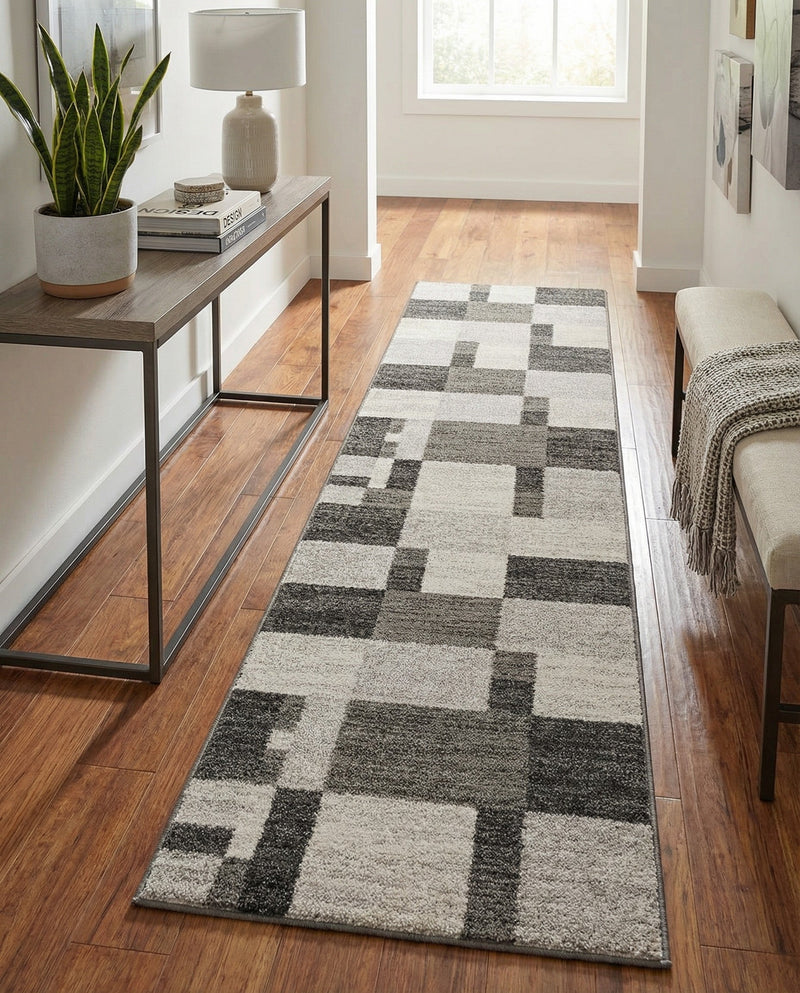 Autumn Meadow Collection Area Rug -  Sycamoreside (Gray) Runner Gray  lifestyle 66