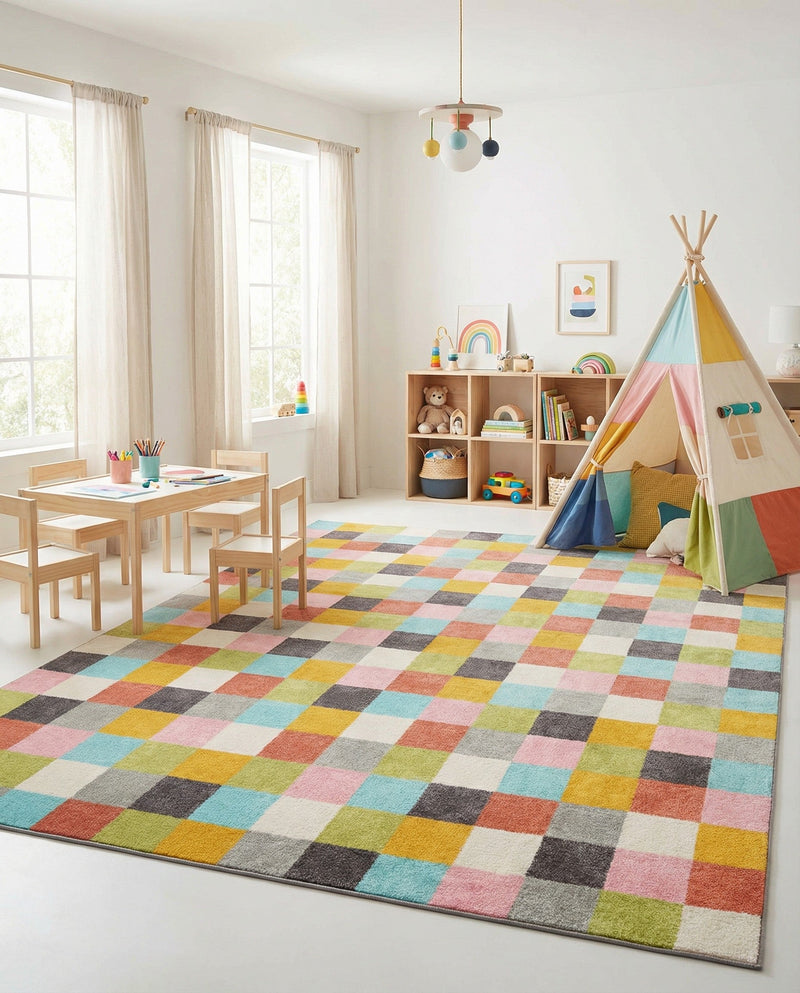 Wonder Tykes Collection Area Rug -  Mythic Rectangle Multi  lifestyle 11