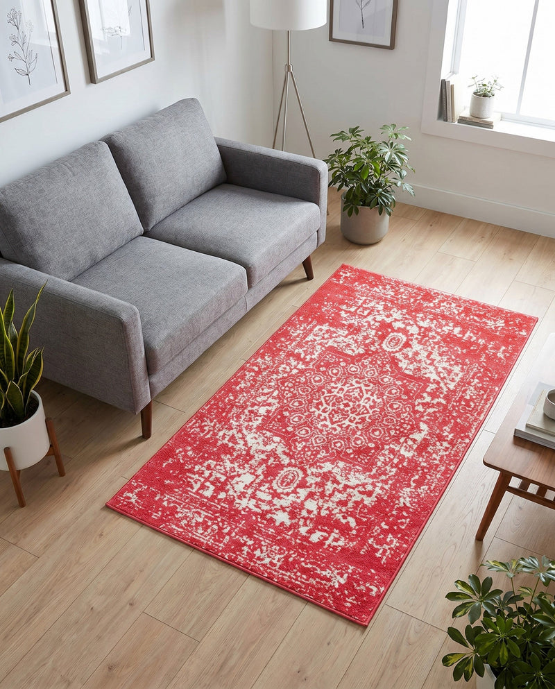 Georgetown Rugs Collection Area Rug - Dupont (Pink) Rectangle Pink  lifestyle 11