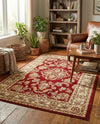 Jaipur Elegance Collection Area Rug -  Jantar Rectangle Red  lifestyle 21