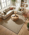 Sahara Sands Collection Area Rug -  Abydos Rectangle Natural and Brown  lifestyle 15