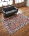 Heritage Elegance Collection Area Rug -  Uffizi Rectangle Rust Red  lifestyle 20