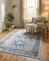 Laguna Sands Collection Area Rug -  Venice Rectangle Royal Blue  lifestyle 30