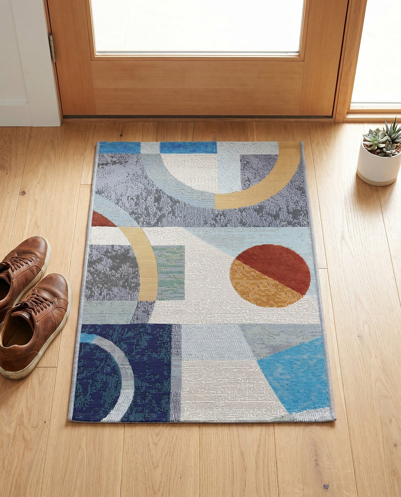 Urban Terrace Collection Area Rug -  Loggia Rectangle Multi  lifestyle 4
