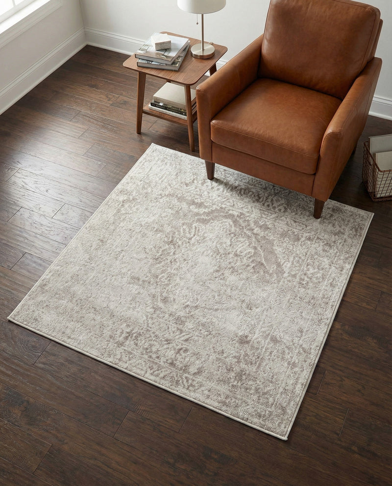 Cambridge Classics Collection Area Rug -  Magdalene (Gray) Square Gray  lifestyle 67