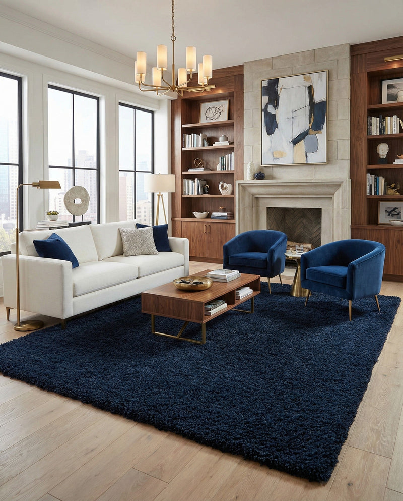 Majestic Manor Collection Area Rug - Versailles (Aegean Blue) Rectangle Aegean Blue  lifestyle 27