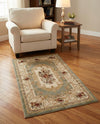 Versailles Elegance Collection Area Rug -  Louveciennes (Green) Rectangle Green  lifestyle 31