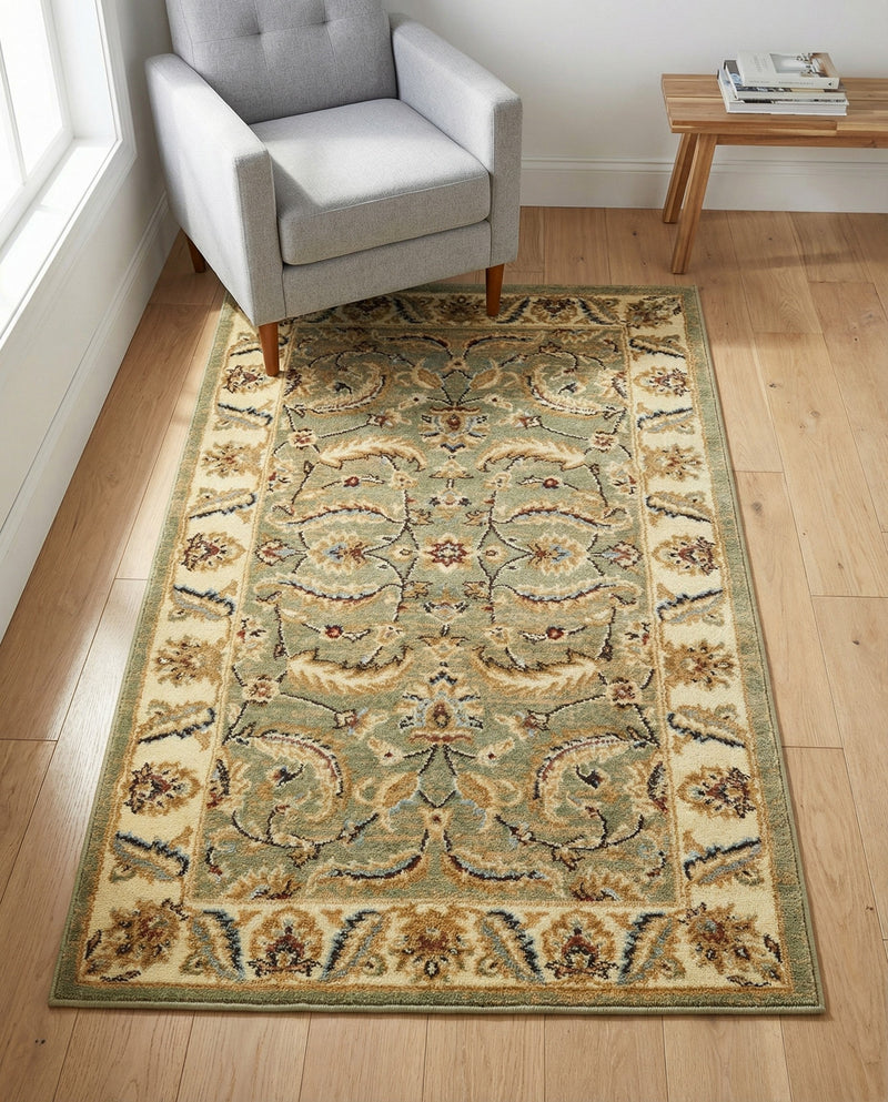 Jaipur Elegance Collection Area Rug -  Lal Rectangle Green  lifestyle 32
