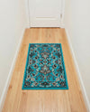 Isfahan Elegance Collection Area Rug - Naghsh-e Jahan (Turquoise) Rectangle Turquoise  lifestyle 4