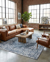 Cambridge Classics Collection Area Rug -  Magdalene (Blue) Rectangle Blue  lifestyle 3
