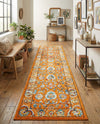 Adriana Terrace Collection Area Rug -  Positano (Orange) Runner Orange  lifestyle 65