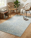Aegean Elegance Washables Collection Area Rug -  Mykonos Rectangle Ivory Blue  lifestyle 30