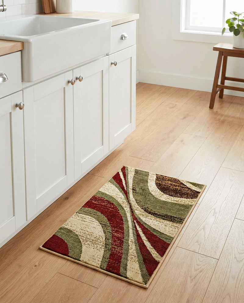 Bistro Lounge Collection Area Rug -  Frappe Rectangle Beige  lifestyle 26