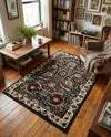 Tabriz Tapestry Collection Area Rug - Sahand (Green) Rectangle Green  lifestyle 15