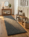 Plush Oasis Collection Area Rug - Serenity (Graphite Gray) Runner Graphite Gray  lifestyle 58