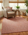 Seaside Serenity Collection Area Rug - Veranda (Rust Red) Rectangle Rust Red  lifestyle 19